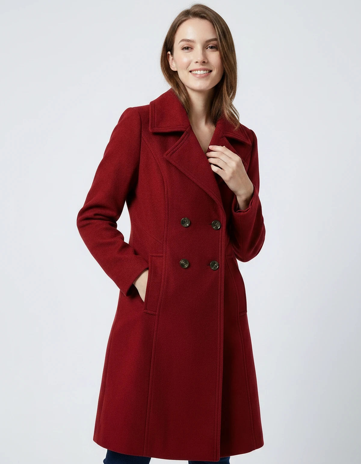Fiammetta Jackets — Red | SKU: RB-a03539-red-XS,RB-a03539-red-S,RB-a03539-red-M,RB-a03539-red-L,RB-a03539-red-XL,RB-a03539-red-2XL