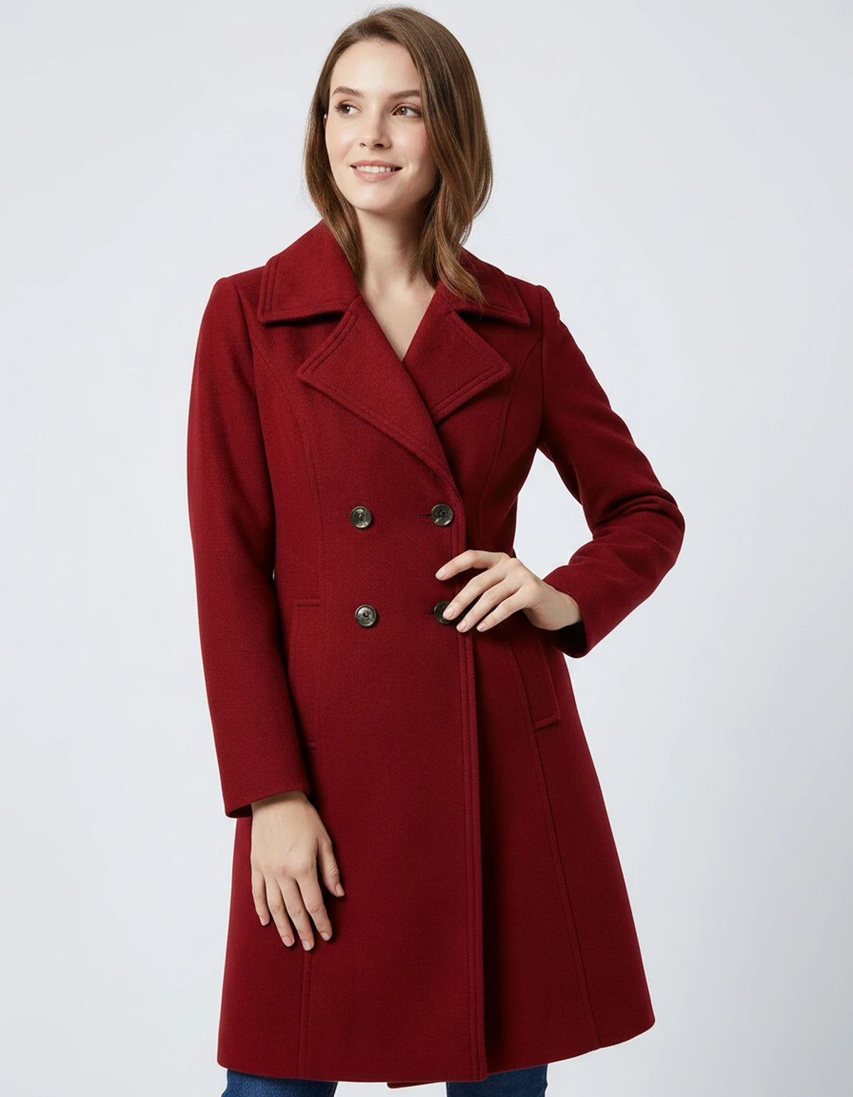 Fiammetta Jackets — Red | SKU: RB-a03539-red-XS,RB-a03539-red-S,RB-a03539-red-M,RB-a03539-red-L,RB-a03539-red-XL,RB-a03539-red-2XL