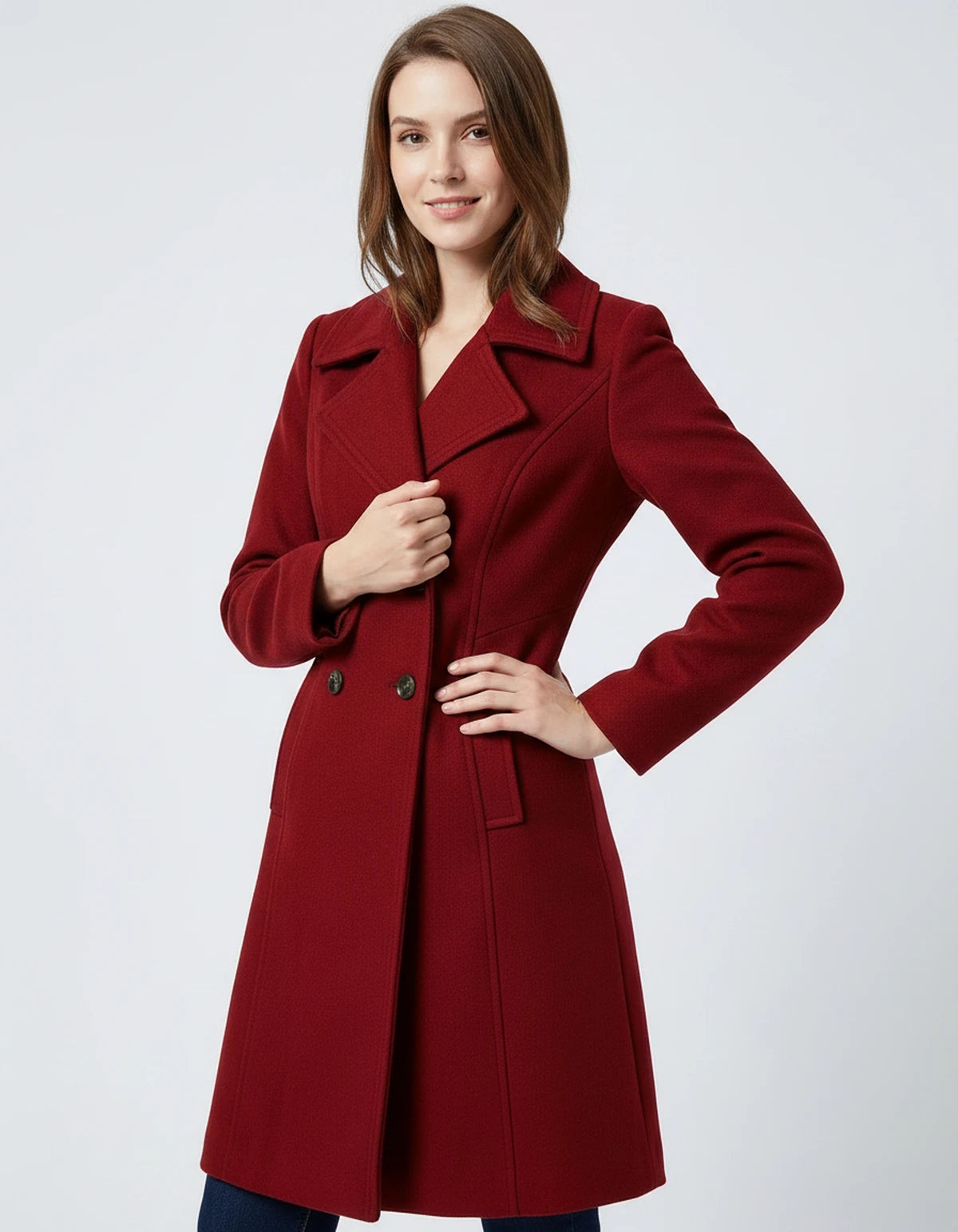 Fiammetta Jackets — Red | SKU: RB-a03539-red-XS,RB-a03539-red-S,RB-a03539-red-M,RB-a03539-red-L,RB-a03539-red-XL,RB-a03539-red-2XL