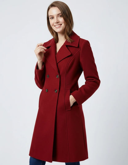 Fiammetta Jackets — Red | SKU: RB-a03539-red-XS,RB-a03539-red-S,RB-a03539-red-M,RB-a03539-red-L,RB-a03539-red-XL,RB-a03539-red-2XL
