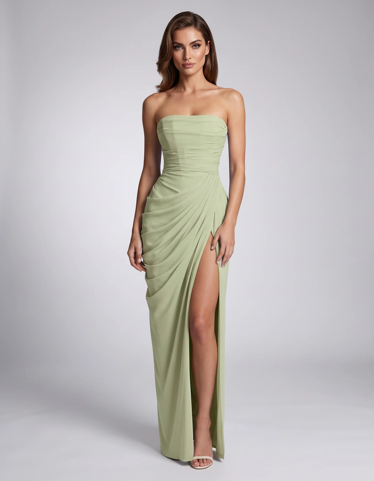 Filomena Maxi Dresses — Sage Green