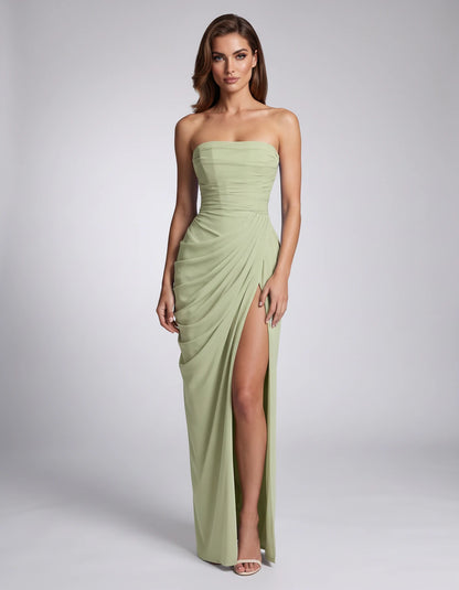 Filomena Maxi Dresses — Sage Green