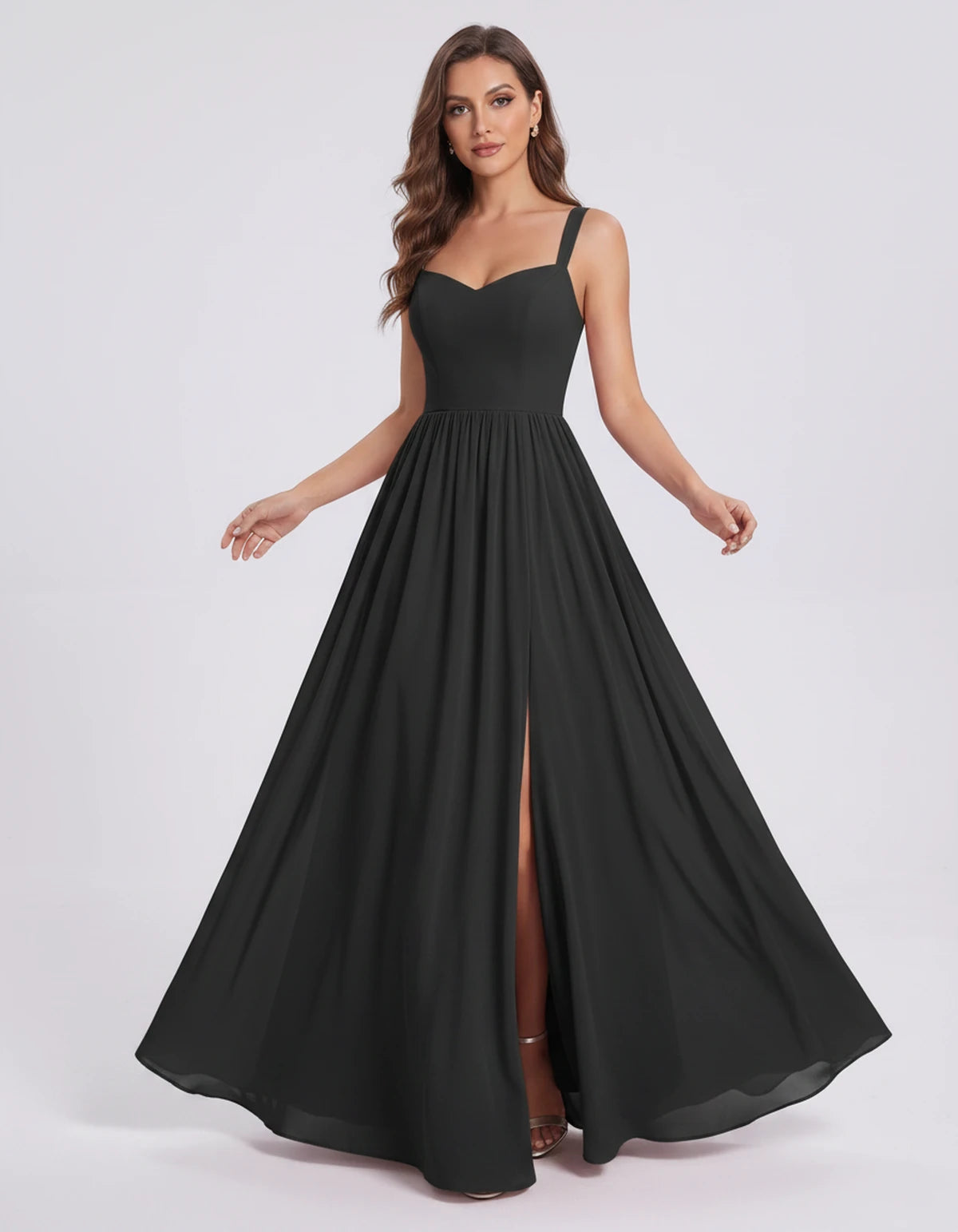 Firenze Maxi Dresses — Black | SKU: RB-2120bc-black-2,RB-2120bc-black-4,RB-2120bc-black-6,RB-2120bc-black-8,RB-2120bc-black-10,RB-2120bc-black-12,RB-2120bc-black-14,RB-2120bc-black-16,RB-2120bc-black-16W,RB-2120bc-black-18W,RB-2120bc-black-20W,RB-2120bc-black-22W