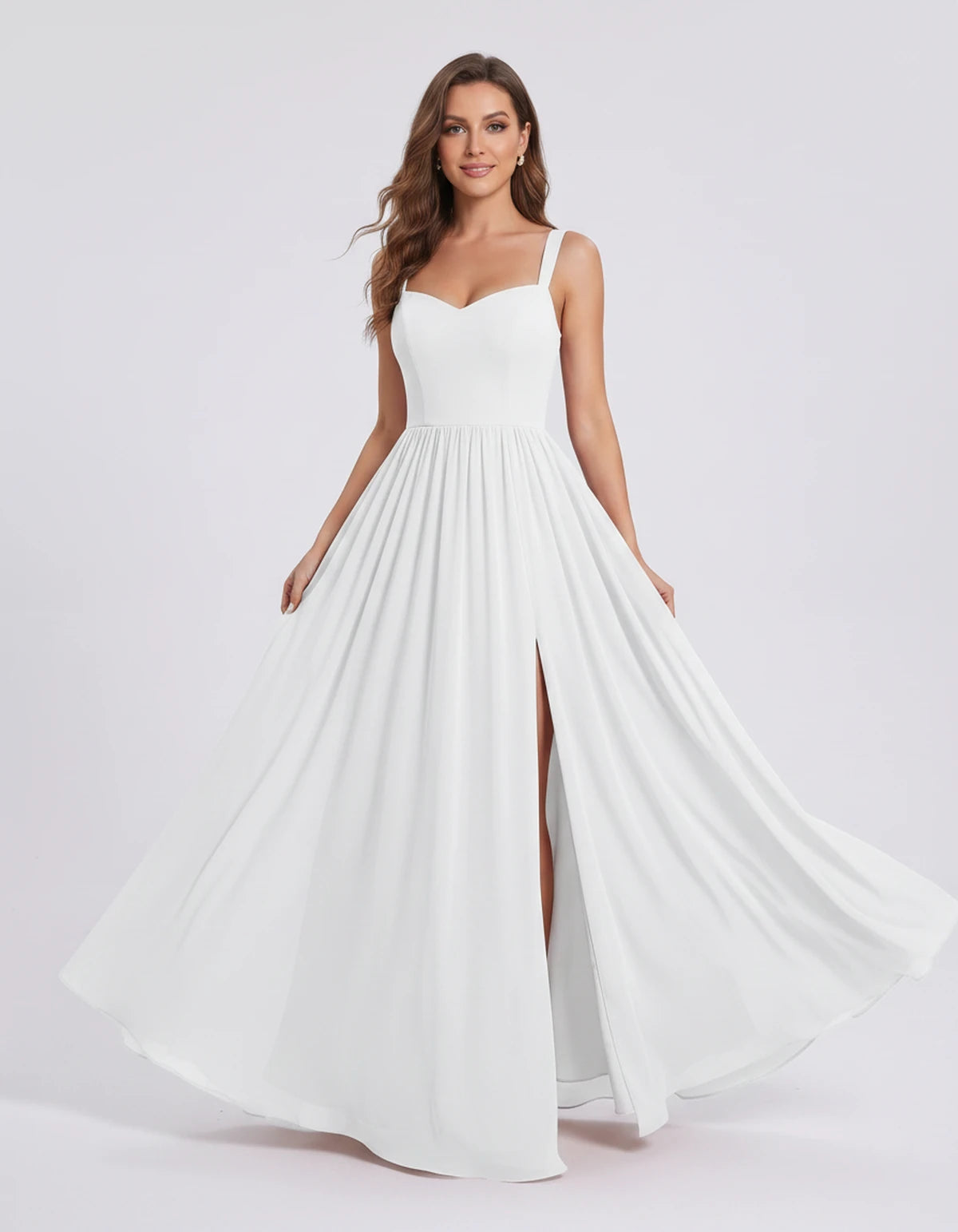 Firenze Maxi Dresses — White | SKU: RB-2120bc-white-2,RB-2120bc-white-4,RB-2120bc-white-6,RB-2120bc-white-8,RB-2120bc-white-10,RB-2120bc-white-12,RB-2120bc-white-14,RB-2120bc-white-16,RB-2120bc-white-16W,RB-2120bc-white-18W,RB-2120bc-white-20W,RB-2120bc-white-22W