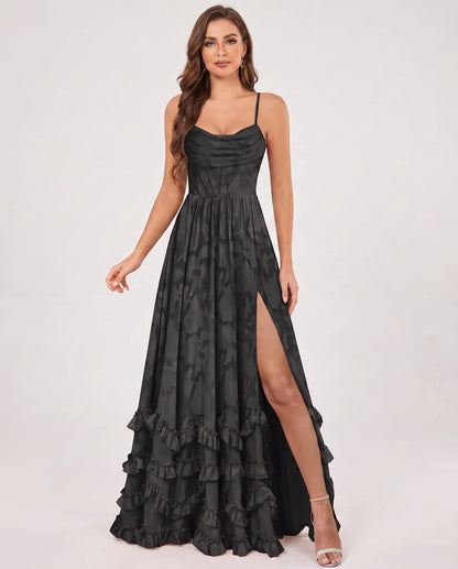 Fjora Maxi Dresses — Black