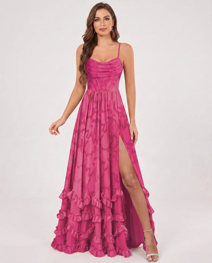 Fjora Maxi Dresses — Hot Pink