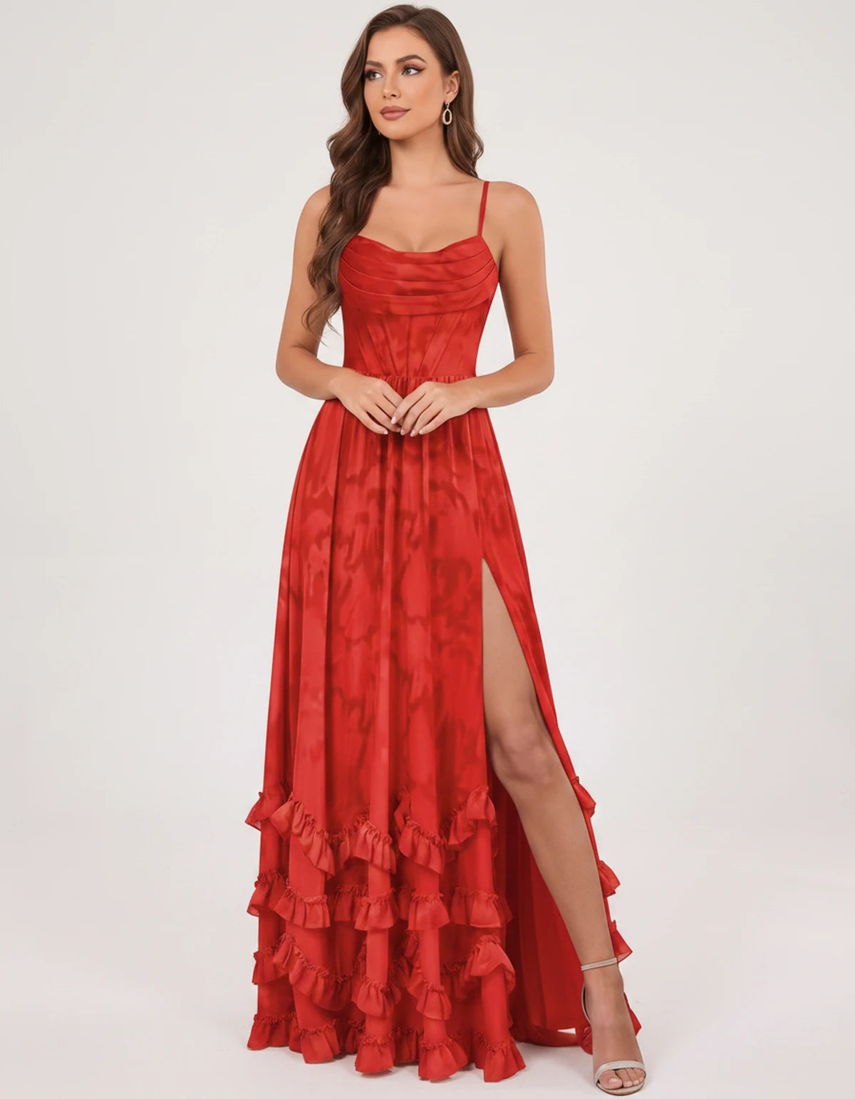 Fjora Maxi Dresses — Red | SKU: RB-2e3861-red-2,RB-2e3861-red-4,RB-2e3861-red-6,RB-2e3861-red-8,RB-2e3861-red-10,RB-2e3861-red-12,RB-2e3861-red-14,RB-2e3861-red-16,RB-2e3861-red-16W,RB-2e3861-red-18W,RB-2e3861-red-20W,RB-2e3861-red-22W