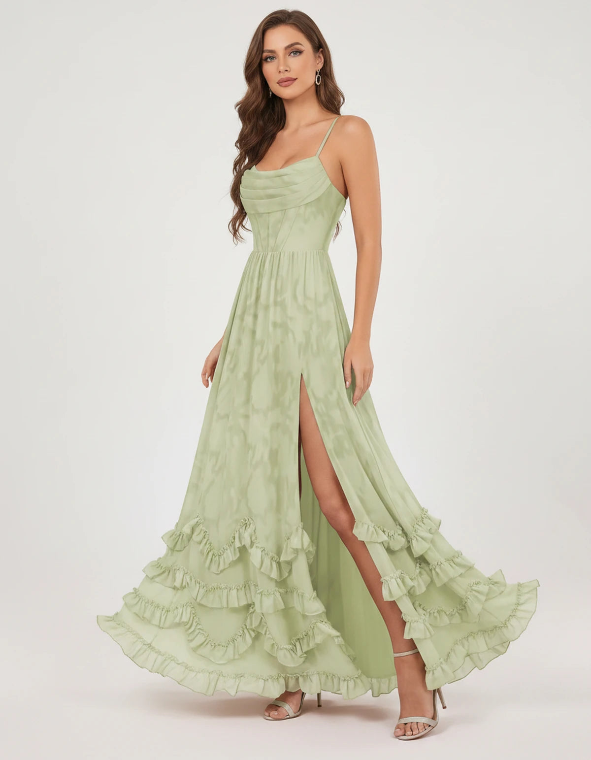 Fjora Maxi Dresses — Sage | SKU: RB-2e3861-sage-2,RB-2e3861-sage-4,RB-2e3861-sage-6,RB-2e3861-sage-8,RB-2e3861-sage-10,RB-2e3861-sage-12,RB-2e3861-sage-14,RB-2e3861-sage-16,RB-2e3861-sage-16W,RB-2e3861-sage-18W,RB-2e3861-sage-20W,RB-2e3861-sage-22W