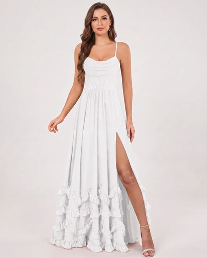 Fjora Maxi Dresses — White