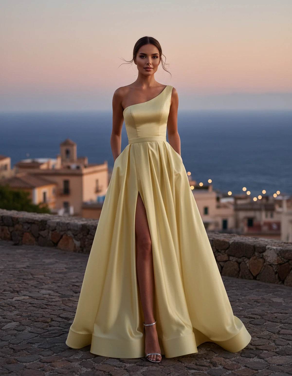 Flavienne Maxi Dresses — Yellow | SKU: RB-0d31de-yellow-2,RB-0d31de-yellow-4,RB-0d31de-yellow-6,RB-0d31de-yellow-8,RB-0d31de-yellow-10,RB-0d31de-yellow-12,RB-0d31de-yellow-14,RB-0d31de-yellow-16,RB-0d31de-yellow-16W,RB-0d31de-yellow-18W,RB-0d31de-yellow-20W,RB-0d31de-yellow-22W