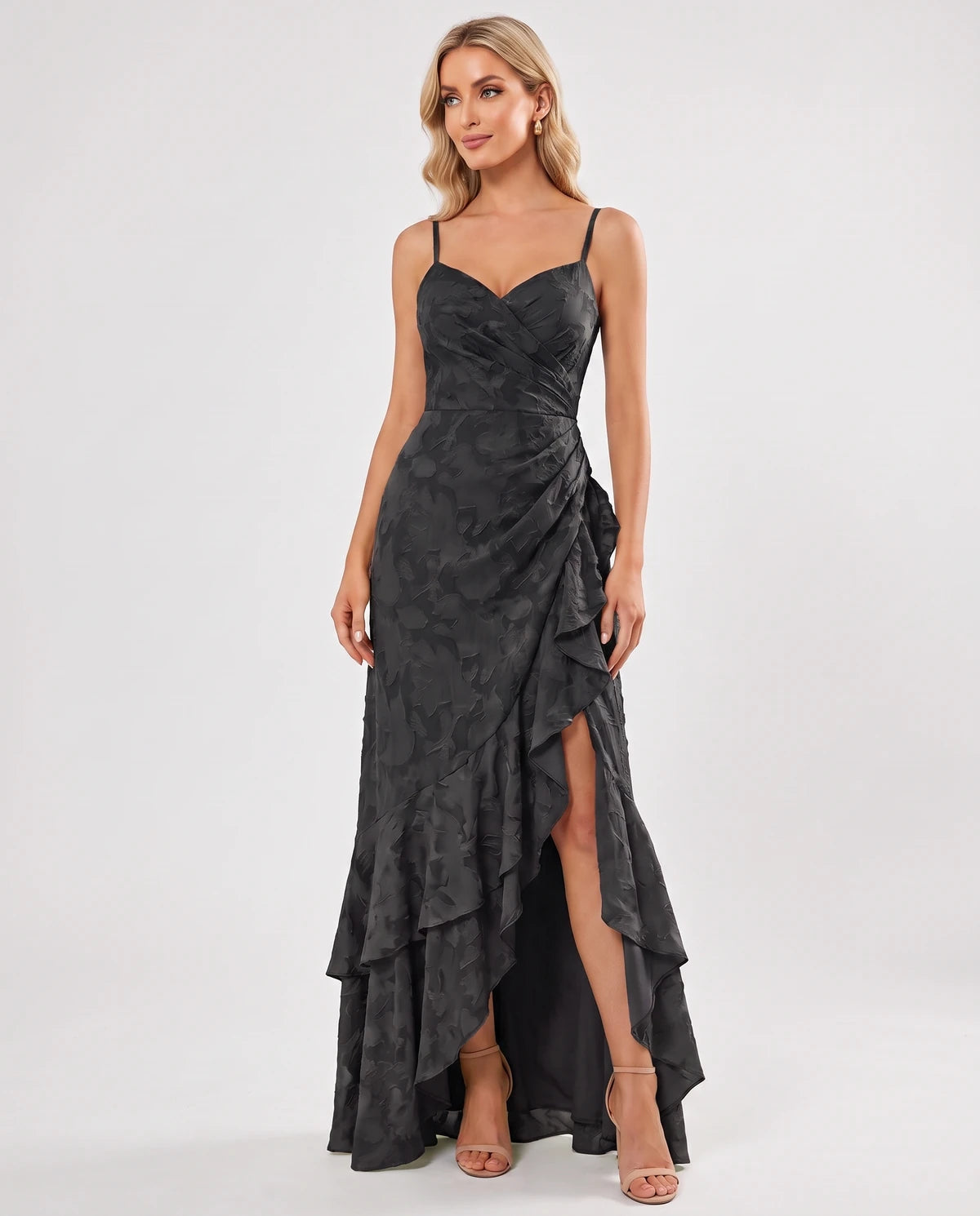 Fleurette Maxi Dresses — Black