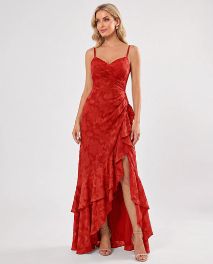 Fleurette Maxi Dresses — Red