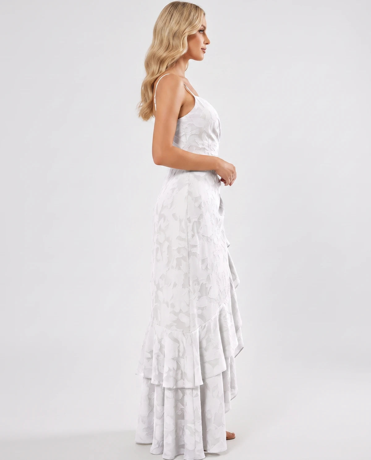 Fleurette Maxi Dresses — White | SKU: RB-e36d8c-white-2,RB-e36d8c-white-4,RB-e36d8c-white-6,RB-e36d8c-white-8,RB-e36d8c-white-10,RB-e36d8c-white-12,RB-e36d8c-white-14,RB-e36d8c-white-16,RB-e36d8c-white-16W,RB-e36d8c-white-18W,RB-e36d8c-white-20W,RB-e36d8c-white-22W