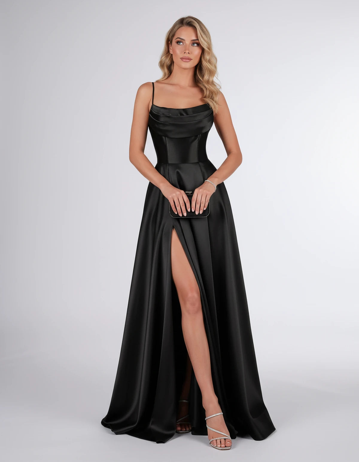 Florabel Maxi Dresses — Black | SKU: RB-26bf49-black-2,RB-26bf49-black-4,RB-26bf49-black-6,RB-26bf49-black-8,RB-26bf49-black-10,RB-26bf49-black-12,RB-26bf49-black-14,RB-26bf49-black-16,RB-26bf49-black-16W,RB-26bf49-black-18W,RB-26bf49-black-20W,RB-26bf49-black-22W