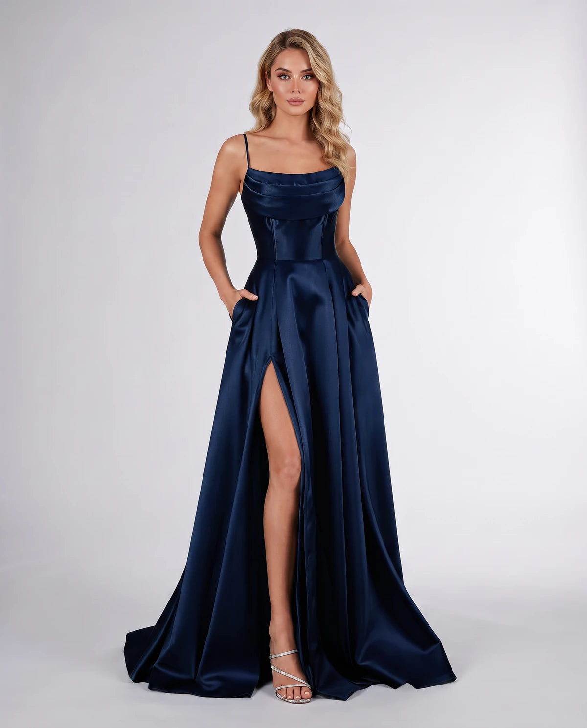 Florabel Maxi Dresses — Navy Blue