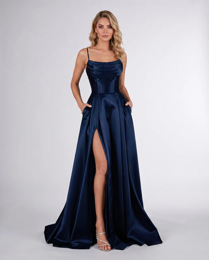 Florabel Maxi Dresses — Navy Blue