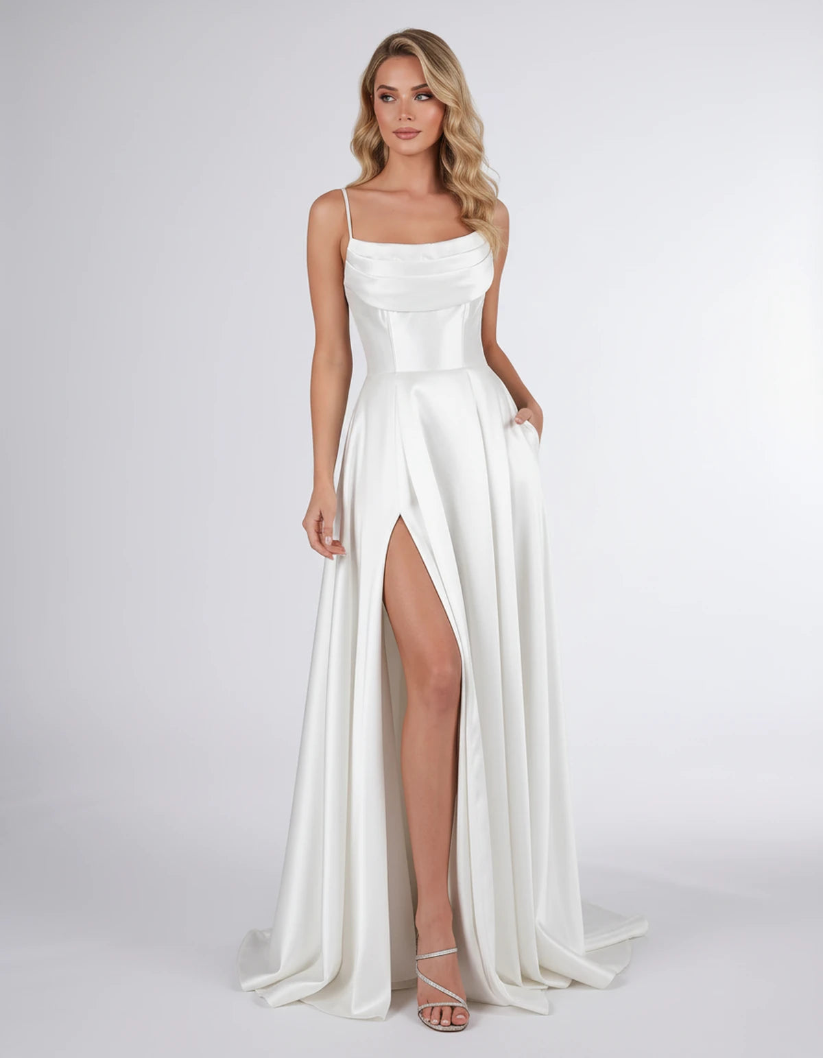 Florabel Maxi Dresses — White | SKU: RB-26bf49-white-2,RB-26bf49-white-4,RB-26bf49-white-6,RB-26bf49-white-8,RB-26bf49-white-10,RB-26bf49-white-12,RB-26bf49-white-14,RB-26bf49-white-16,RB-26bf49-white-16W,RB-26bf49-white-18W,RB-26bf49-white-20W,RB-26bf49-white-22W