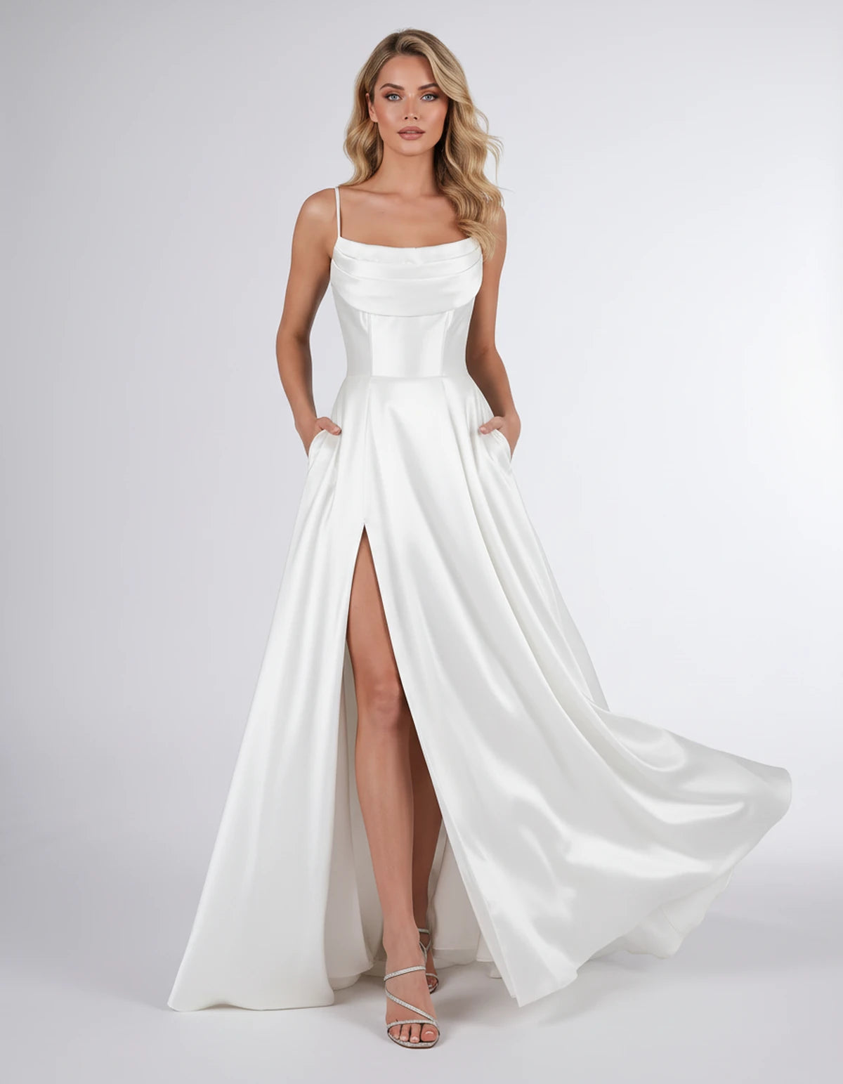 Florabel Maxi Dresses — White | SKU: RB-26bf49-white-2,RB-26bf49-white-4,RB-26bf49-white-6,RB-26bf49-white-8,RB-26bf49-white-10,RB-26bf49-white-12,RB-26bf49-white-14,RB-26bf49-white-16,RB-26bf49-white-16W,RB-26bf49-white-18W,RB-26bf49-white-20W,RB-26bf49-white-22W