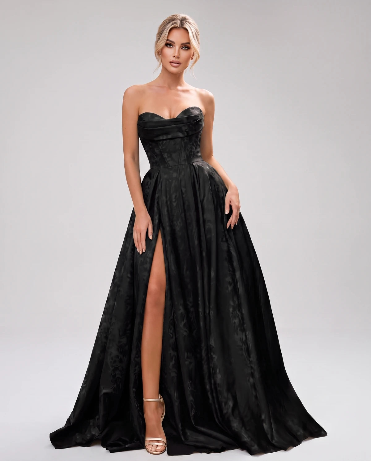 Florentia Maxi Dresses — Black