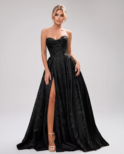 Florentia Maxi Dresses — Black