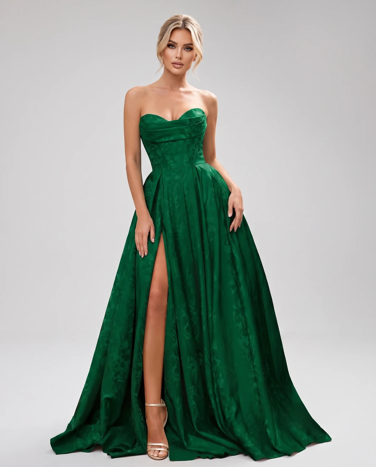 Florentia Maxi Dresses — Emerald