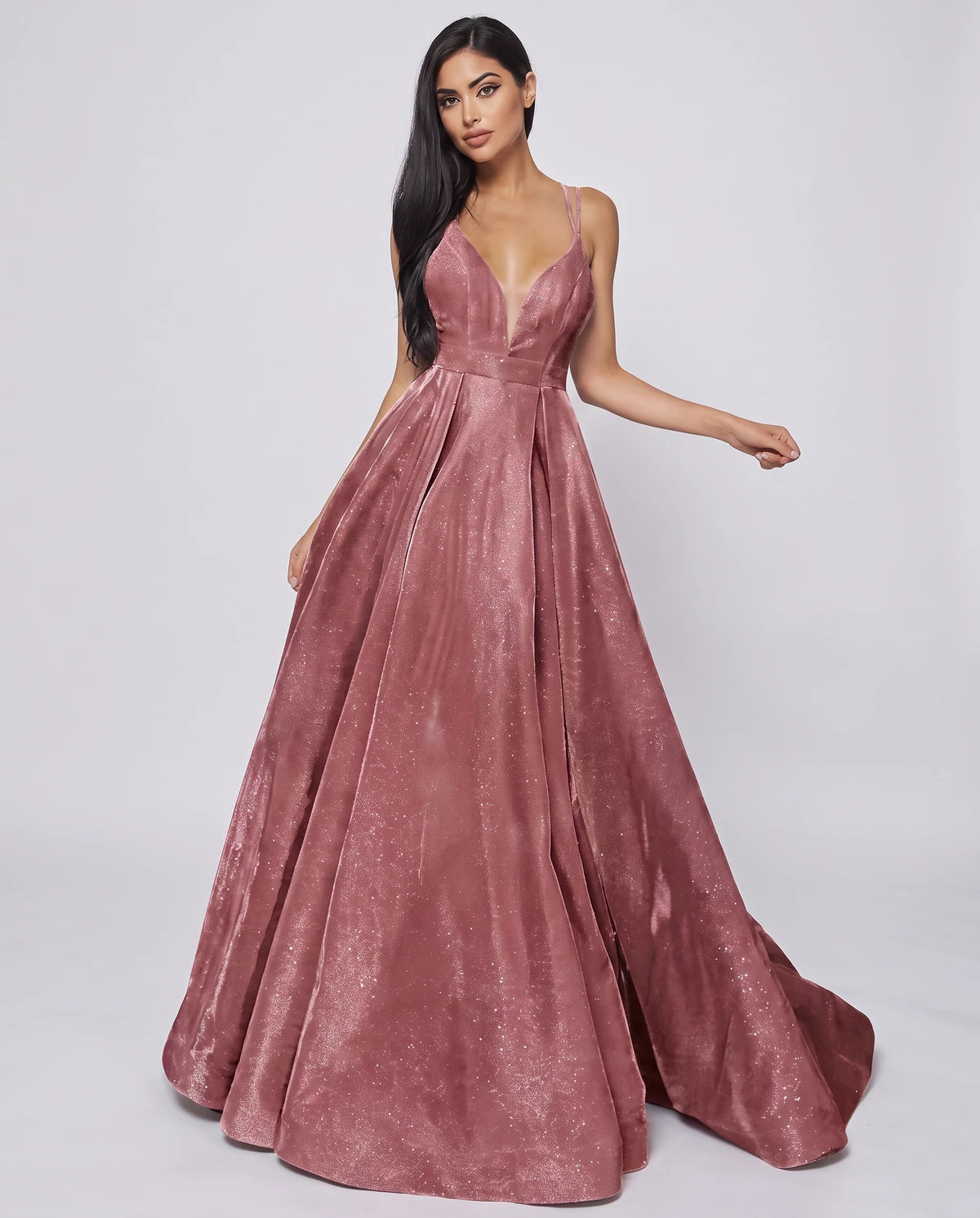 Floriane Maxi Dresses — Blush