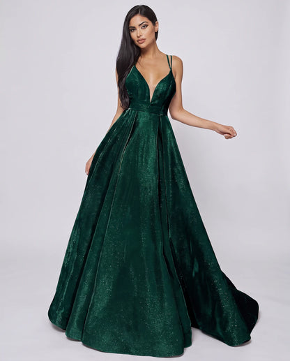 Floriane Maxi Dresses — Green