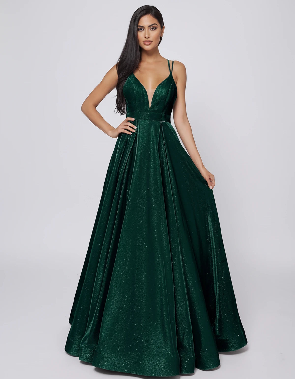 Floriane Maxi Dresses — Green | SKU: RB-e96564-green-2,RB-e96564-green-4,RB-e96564-green-6,RB-e96564-green-8,RB-e96564-green-10,RB-e96564-green-12,RB-e96564-green-14,RB-e96564-green-16,RB-e96564-green-16W,RB-e96564-green-18W,RB-e96564-green-20W,RB-e96564-green-22W