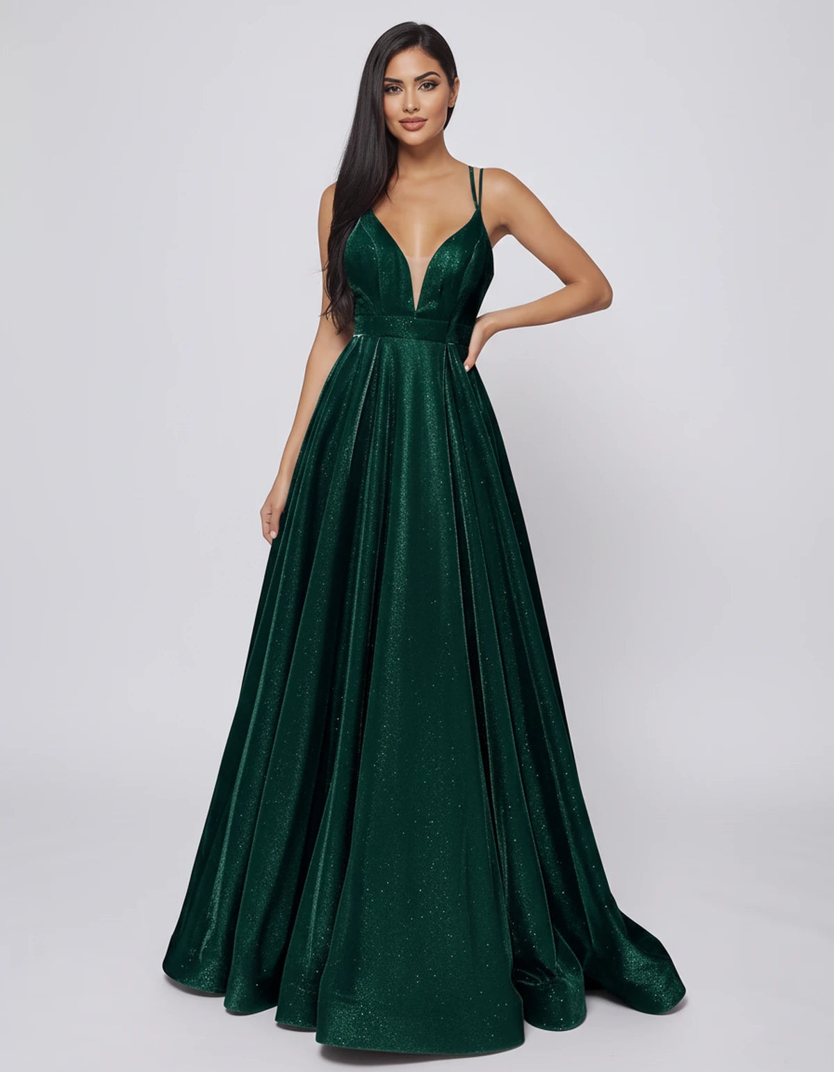 Floriane Maxi Dresses — Green | SKU: RB-e96564-green-2,RB-e96564-green-4,RB-e96564-green-6,RB-e96564-green-8,RB-e96564-green-10,RB-e96564-green-12,RB-e96564-green-14,RB-e96564-green-16,RB-e96564-green-16W,RB-e96564-green-18W,RB-e96564-green-20W,RB-e96564-green-22W