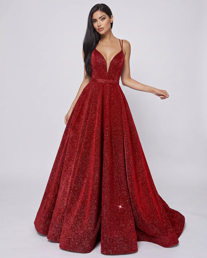 Floriane Maxi Dresses — Red