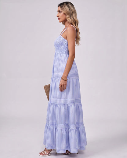 Fontaine Maxi Dresses — Baby blue | SKU: RB-35896d-babyblue-XS,RB-35896d-babyblue-S,RB-35896d-babyblue-M,RB-35896d-babyblue-L,RB-35896d-babyblue-XL