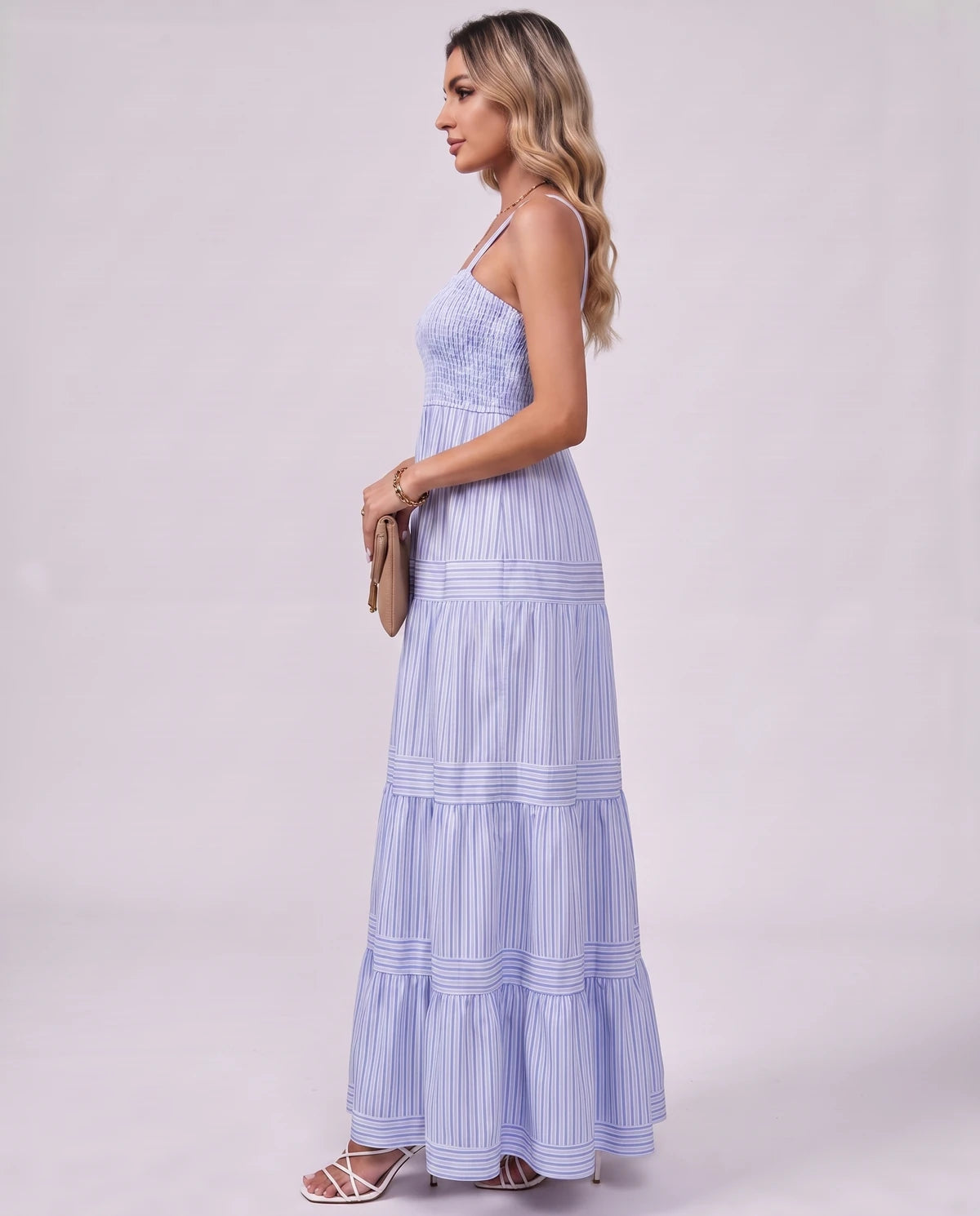 Fontaine Maxi Dresses — Baby blue | SKU: RB-35896d-babyblue-XS,RB-35896d-babyblue-S,RB-35896d-babyblue-M,RB-35896d-babyblue-L,RB-35896d-babyblue-XL