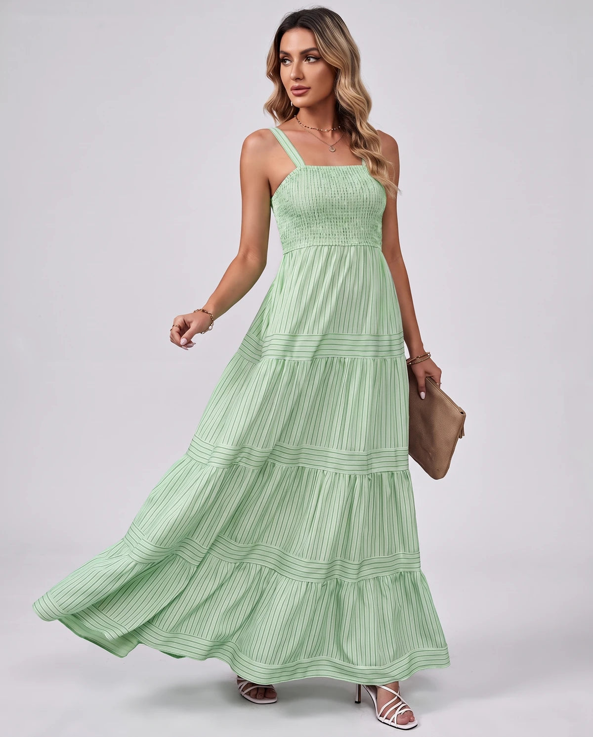 Fontaine Maxi Dresses — Green