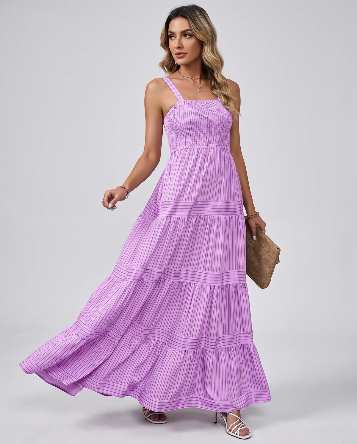 Fontaine Maxi Dresses — Purple