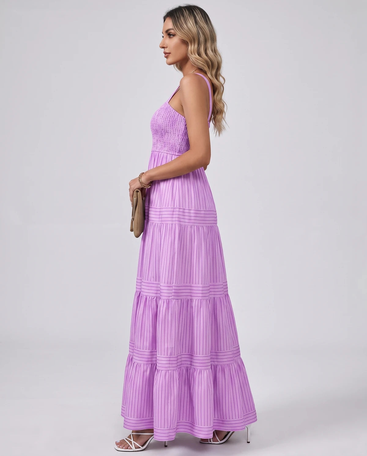 Fontaine Maxi Dresses — Purple | SKU: RB-35896d-purple-XS,RB-35896d-purple-S,RB-35896d-purple-M,RB-35896d-purple-L,RB-35896d-purple-XL