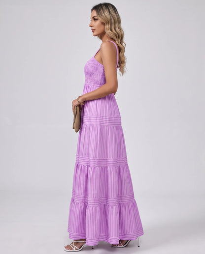 Fontaine Maxi Dresses — Purple | SKU: RB-35896d-purple-XS,RB-35896d-purple-S,RB-35896d-purple-M,RB-35896d-purple-L,RB-35896d-purple-XL