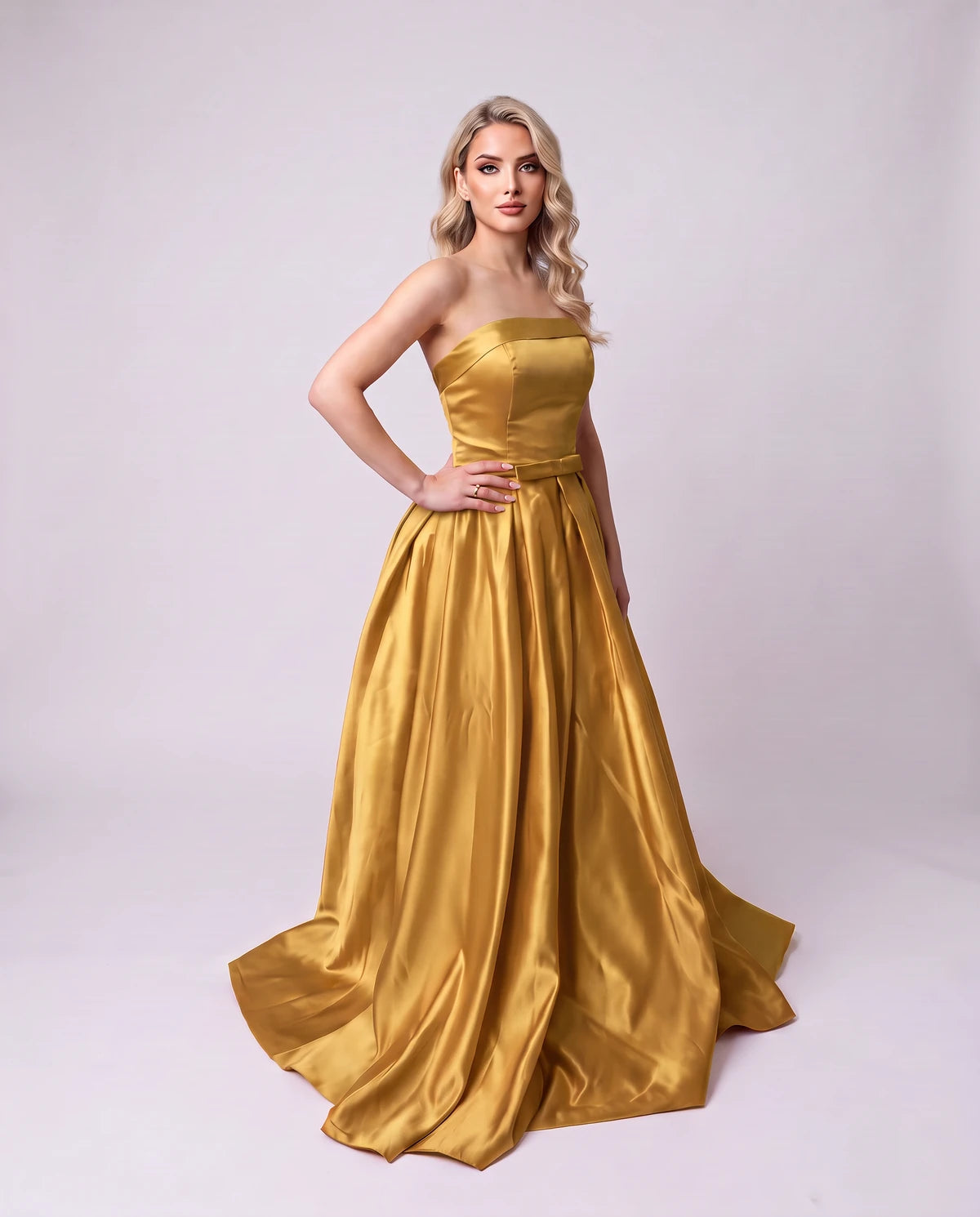 Francesca Maxi Dresses — Gold