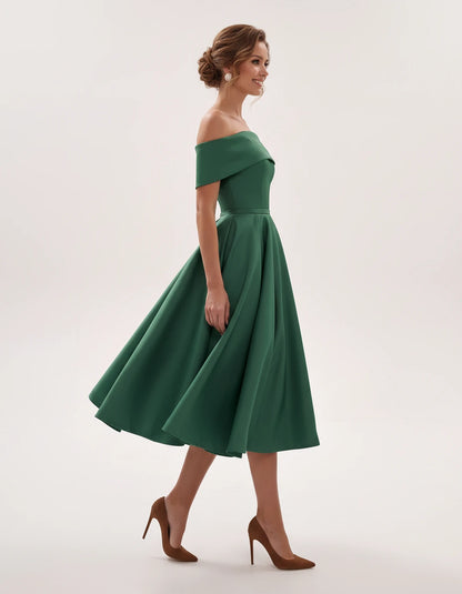 Freesia Midi Dresses — Green | SKU: RB-4767d9-green-2,RB-4767d9-green-4,RB-4767d9-green-6,RB-4767d9-green-8,RB-4767d9-green-10,RB-4767d9-green-12,RB-4767d9-green-14,RB-4767d9-green-16,RB-4767d9-green-16W,RB-4767d9-green-18W,RB-4767d9-green-20W,RB-4767d9-green-22W