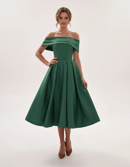Freesia Midi Dresses — Green | SKU: RB-4767d9-green-2,RB-4767d9-green-4,RB-4767d9-green-6,RB-4767d9-green-8,RB-4767d9-green-10,RB-4767d9-green-12,RB-4767d9-green-14,RB-4767d9-green-16,RB-4767d9-green-16W,RB-4767d9-green-18W,RB-4767d9-green-20W,RB-4767d9-green-22W