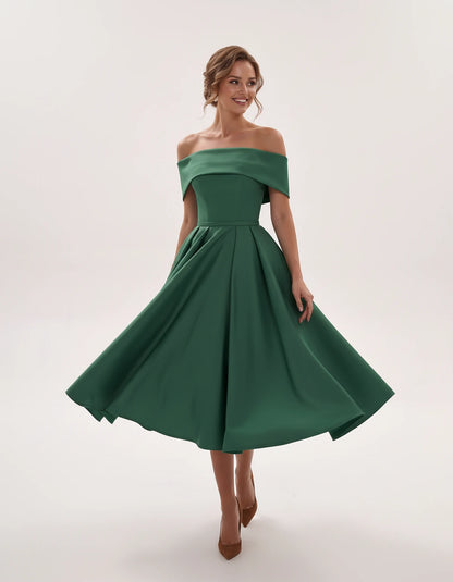 Freesia Midi Dresses — Green | SKU: RB-4767d9-green-2,RB-4767d9-green-4,RB-4767d9-green-6,RB-4767d9-green-8,RB-4767d9-green-10,RB-4767d9-green-12,RB-4767d9-green-14,RB-4767d9-green-16,RB-4767d9-green-16W,RB-4767d9-green-18W,RB-4767d9-green-20W,RB-4767d9-green-22W