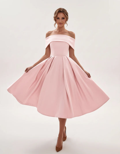 Freesia Midi Dresses — Pink | SKU: RB-4767d9-pink-2,RB-4767d9-pink-4,RB-4767d9-pink-6,RB-4767d9-pink-8,RB-4767d9-pink-10,RB-4767d9-pink-12,RB-4767d9-pink-14,RB-4767d9-pink-16,RB-4767d9-pink-16W,RB-4767d9-pink-18W,RB-4767d9-pink-20W,RB-4767d9-pink-22W