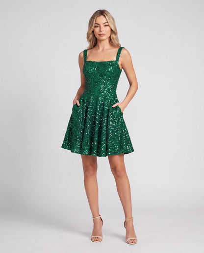 Galatea Mini Dresses — Green