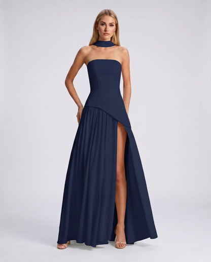 Gardenia Midi Dresses — Blue