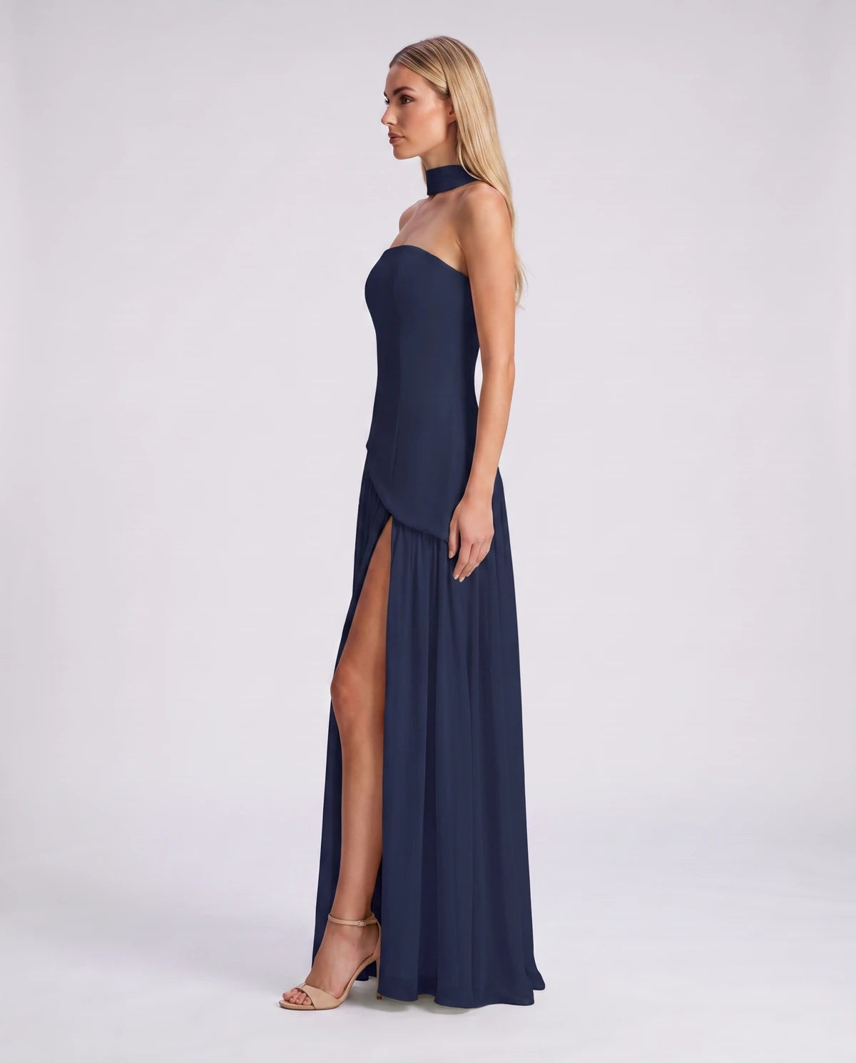 Gardenia Midi Dresses — Blue | SKU: RB-e31e1d-blue-XS,RB-e31e1d-blue-S,RB-e31e1d-blue-M,RB-e31e1d-blue-L,RB-e31e1d-blue-XL