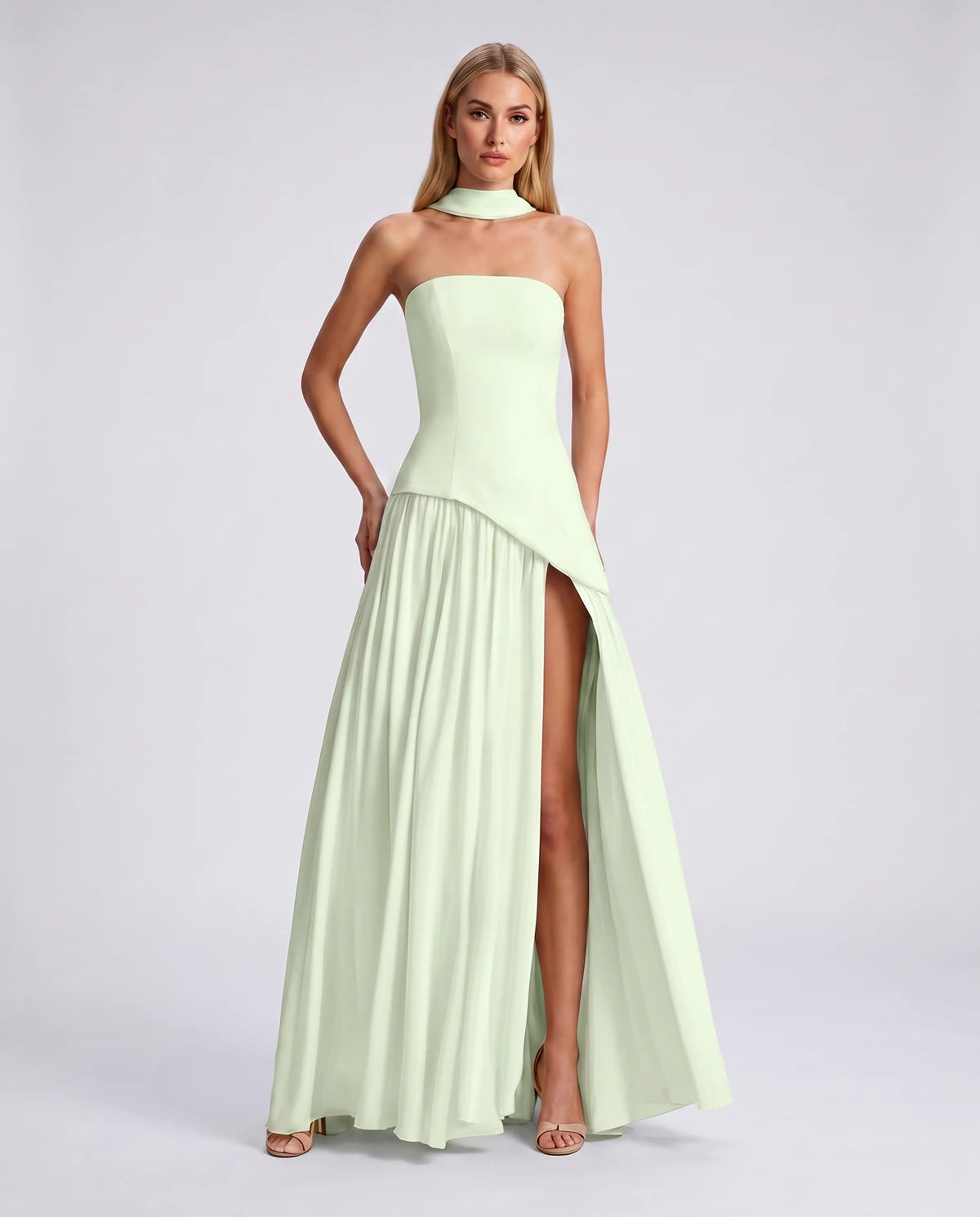 Gardenia Midi Dresses — Green | SKU: RB-e31e1d-green-XS,RB-e31e1d-green-S,RB-e31e1d-green-M,RB-e31e1d-green-L,RB-e31e1d-green-XL
