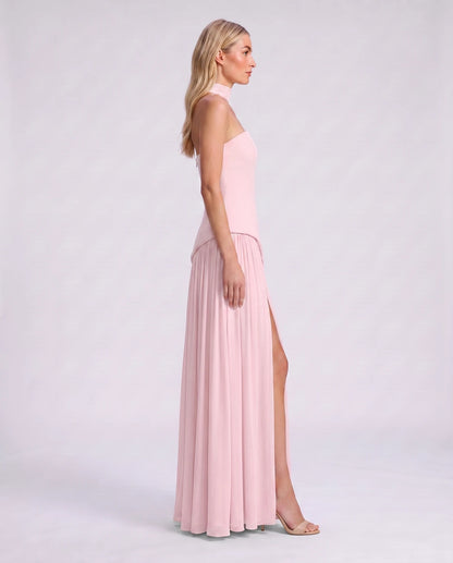 Gardenia Midi Dresses — Pink | SKU: RB-e31e1d-pink-XS,RB-e31e1d-pink-S,RB-e31e1d-pink-M,RB-e31e1d-pink-L,RB-e31e1d-pink-XL