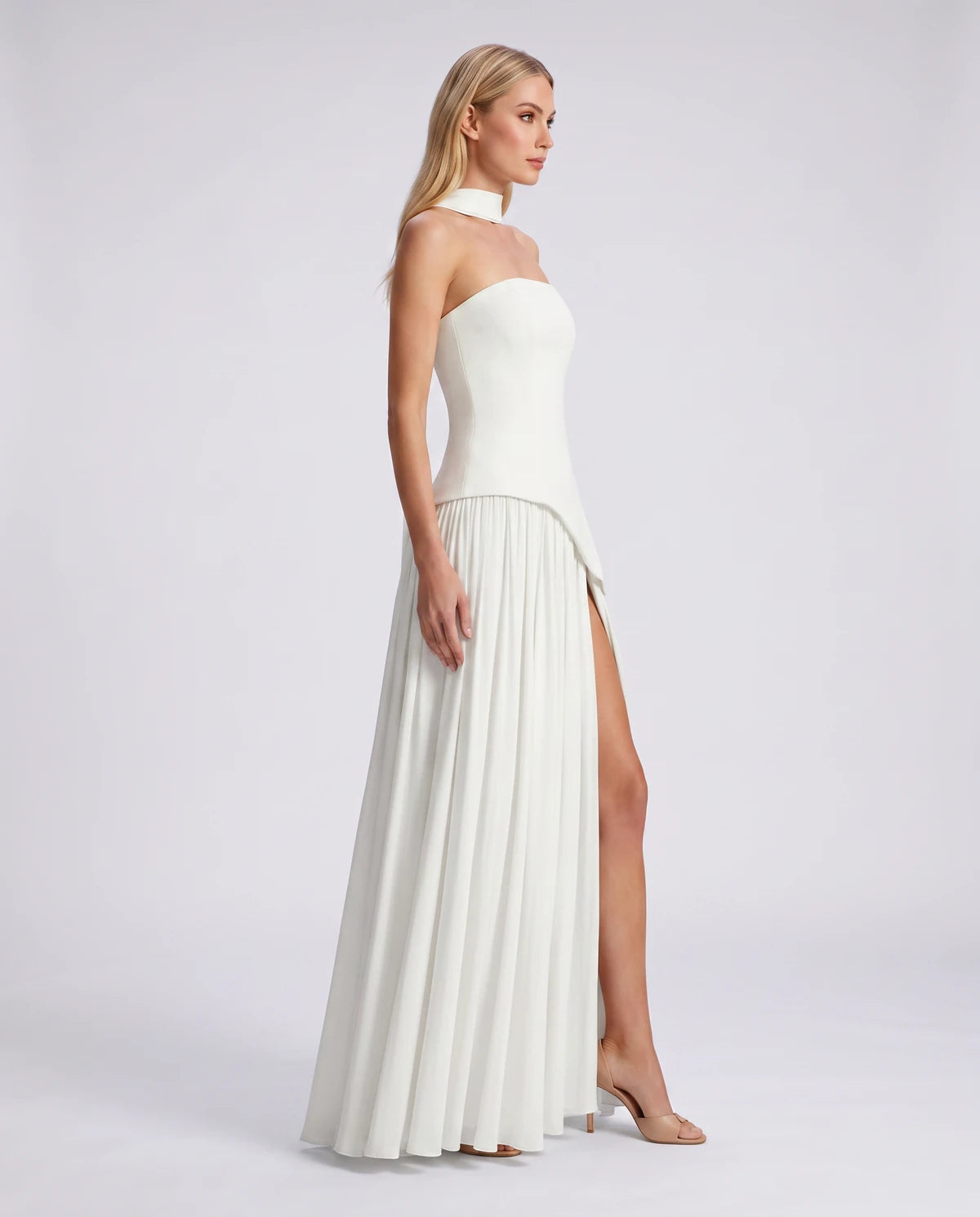 Gardenia Midi Dresses — White