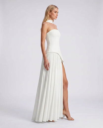 Gardenia Midi Dresses — White