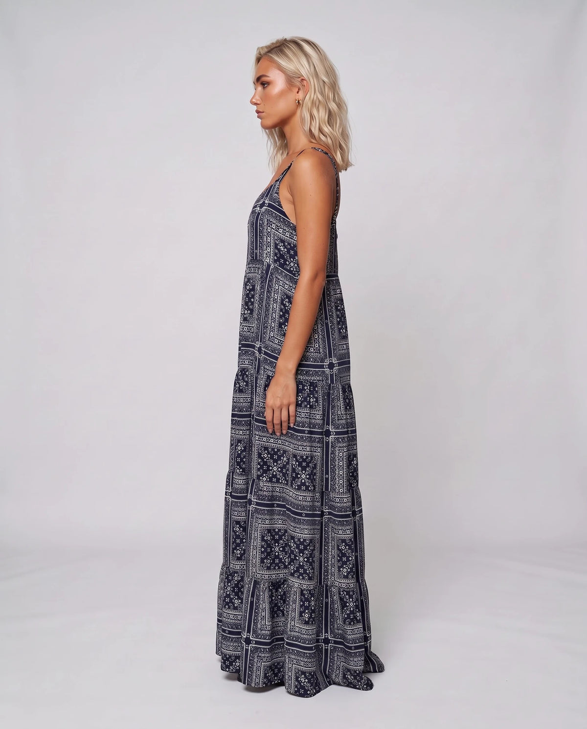 Garnetta Maxi Dresses — Navy | SKU: RB-815d72-navy-ONE SIZE