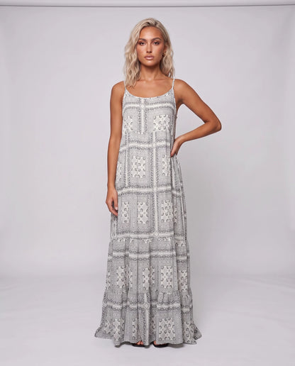 Garnetta Maxi Dresses — White | SKU: RB-815d72-white-ONE SIZE